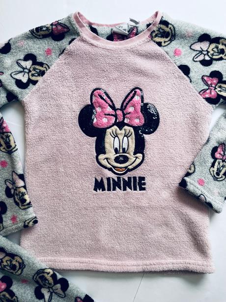 Ob/ pyžamo coral flece minnie - v.128/134, disney,128