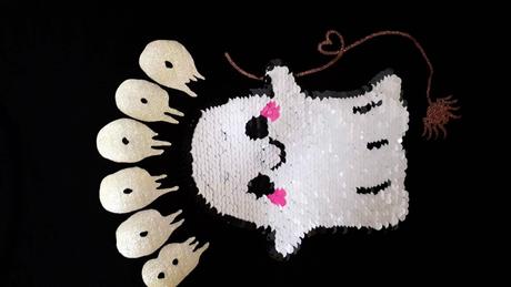 Dětské tričko halloween, duch, vel.110/116, zn.h&m, h&m,110