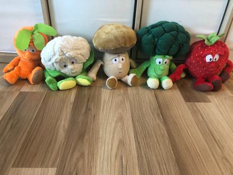 Plyšáky - zelenina, 