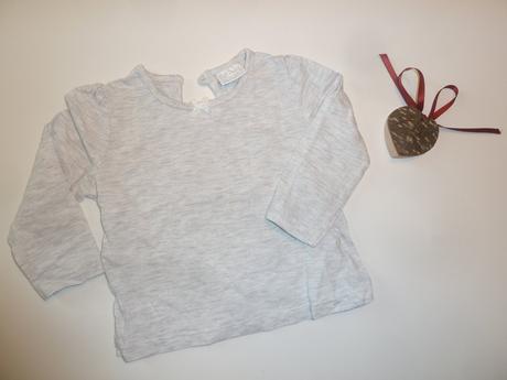 Šedé triko s dlouhým rukávem, f&f,74