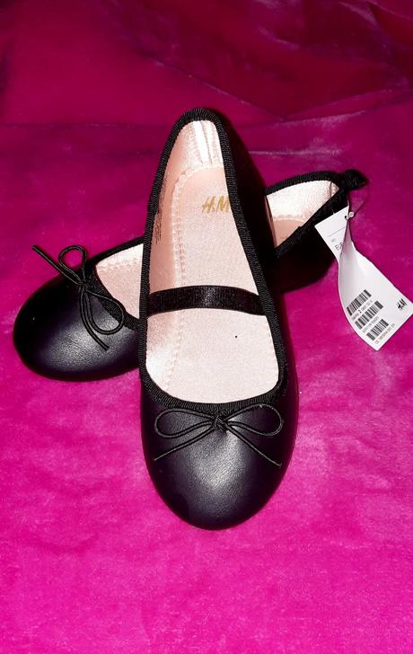 Koženkové balerínky, h&m,29