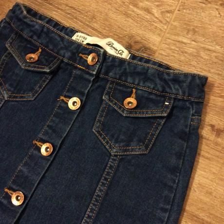 Riflová celo propínací sukně zn. denim co., denim co,134