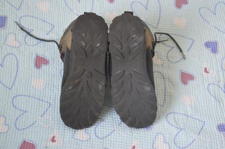 34 dzo kožené kotníkové boty pohorky, 34