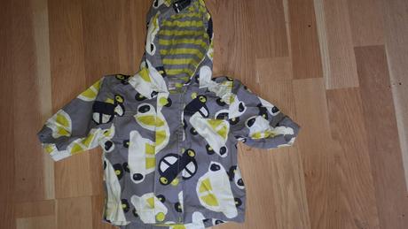 Jarní, podzimní šedá bunda s auty, next,62