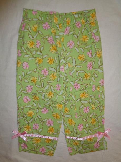 Krásný letní komplet tuniky a květovaných kalhot, palomino,116