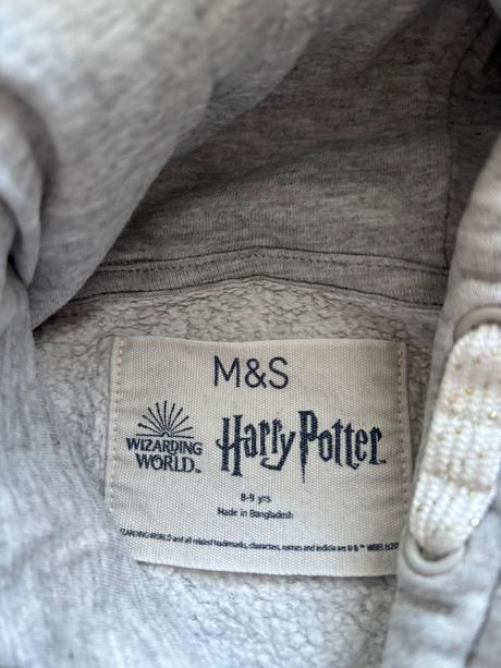 K3/ mikina šedá harry potter - v.8/9 let, marks & spencer,134