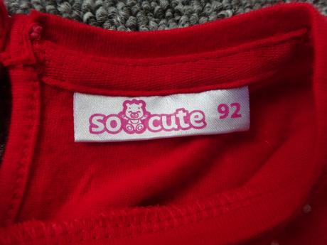 Červené šaty s vánočním motivem, vel. 92, 92