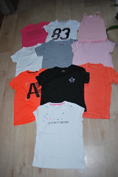7x triko tričko i jednotlivě, 134