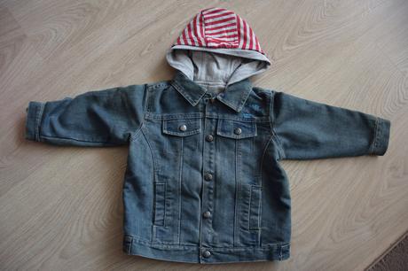 Riflová bunda s mikinou, baby club,92