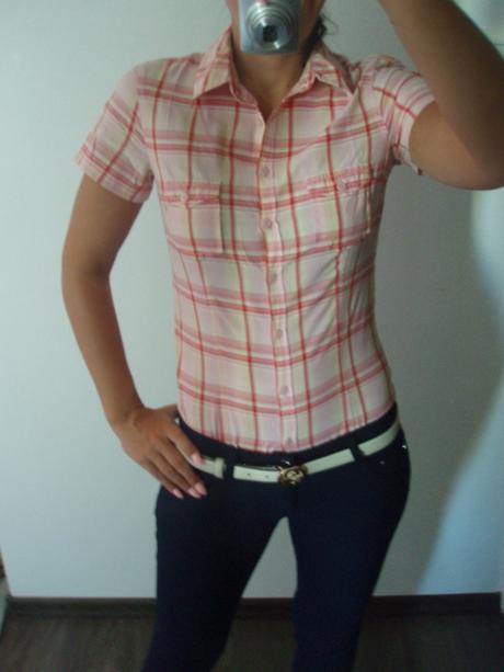 Košile s roll-up rukávy, h&m,36