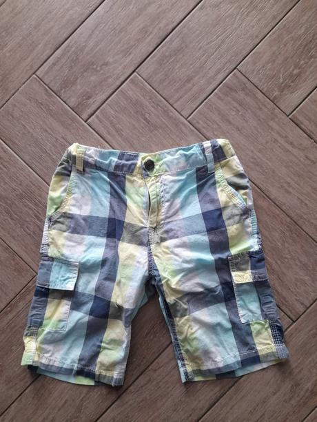 Chlapecké plátěné kraťasy vel. 134-140, 134