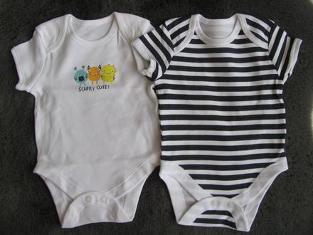 Perfektní kojenecké bavlněné body-2ks, primark,62