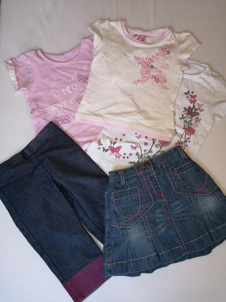 Trička, rifle, sukýka, 104–116