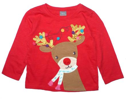 Bavlněné tričko se sobíkem, 86