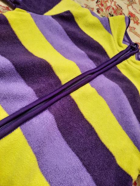 Pruhovaná fleecová mikina, kiki&koko,98