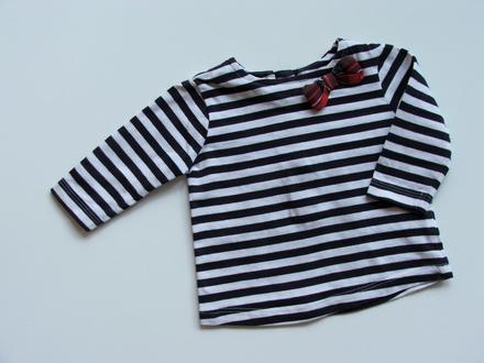 K882 pruhované dívčí triko vel. 62, next,62