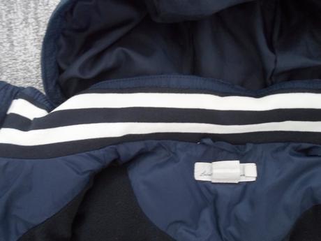 Modrá zateplená vesta vestička h&m, h&m,146