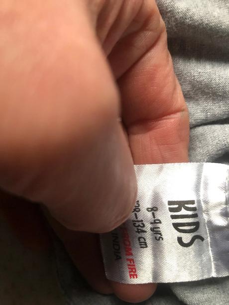 Šedé vánoční triko se sobem, 134