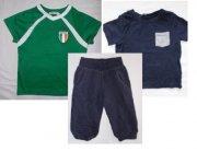 Af116tm.modré tepláky + bf50tričko + w271 dres.tri, 86–98