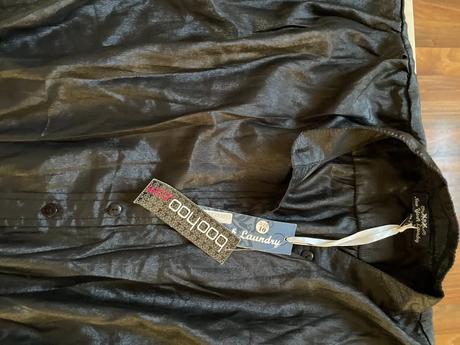 Nové volné satén šaty nebo dlouhá košile, vel m i, m