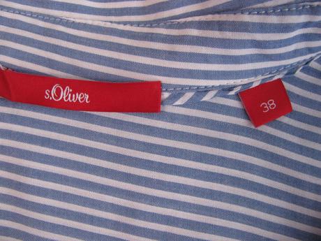 Modrá košilová halenka s.oliver, s.oliver,38