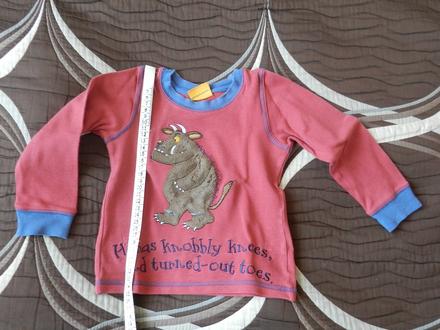 Triko dlouhý rukáv příšerka, tu,98