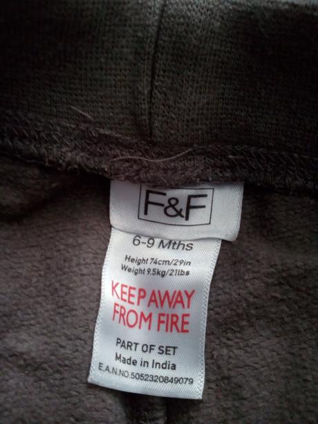 Tepláky zn.f&f,vel.74, f&f,74