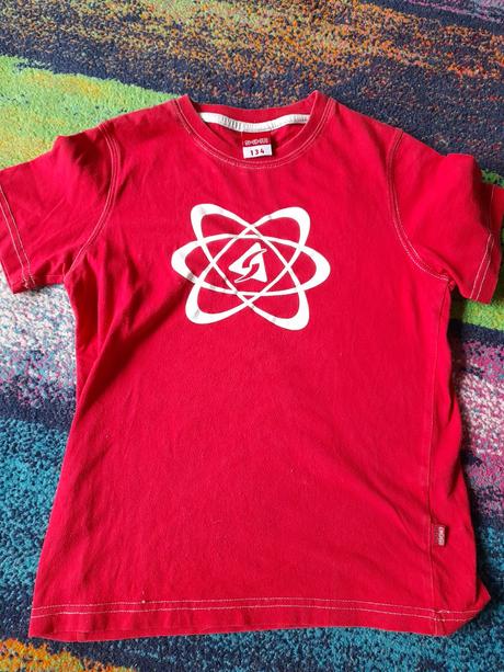 Ríša-červená trička 3x, valentýnská, 116