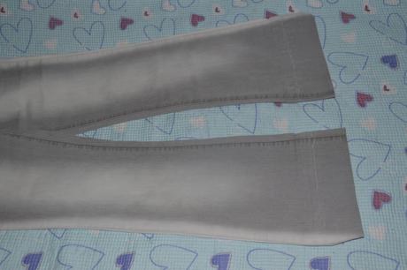 158 elastické šedé džíny, rifle, 158