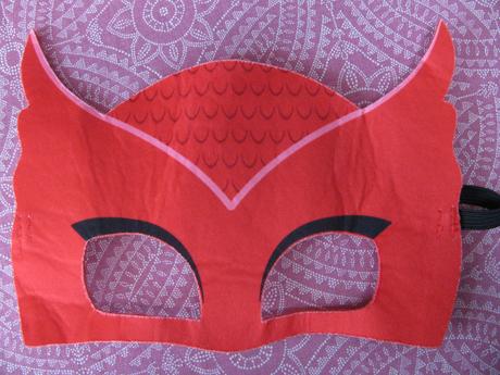 Kostým -3 dílný overal,plášť a škraboška pjmasks,