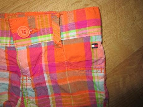 Luxusní kárované kraťasy, tommy hilfiger,74