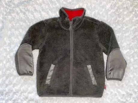 Šedá chlupatková mikina benetton, benetton,92