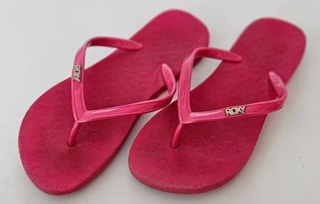 Růžové dívčí/dámské žabky roxy viva, roxy,35