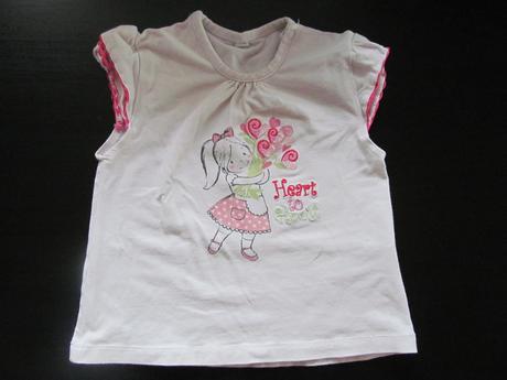 Dívčí tričko s kr. rukávem holčička, vel. 86, 86