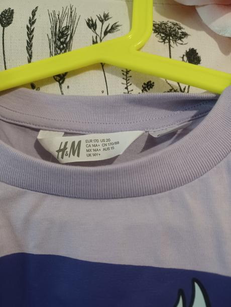 Tričkové šaty h&m 170 / xs-s, 170
