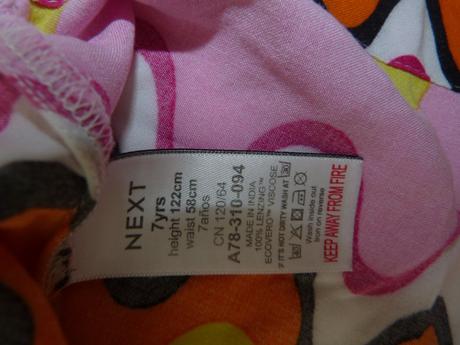 Next letní šaty vel. 122, next,122