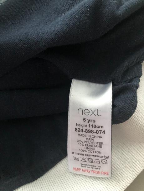 Mikina bunda modrá next šedá 110cm zip unisex 5let, next,110