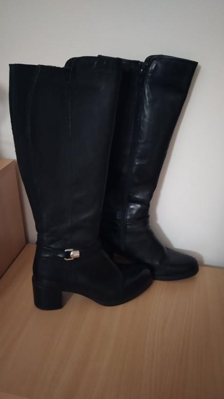 Kožené kozačky zn.baťa, vel.36, baťa,36