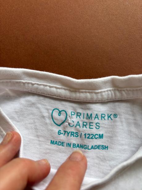 Triko bílé - v.6/7 let, primark,122