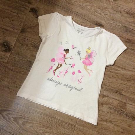 Bavlněné tričko s vílami, primark,122