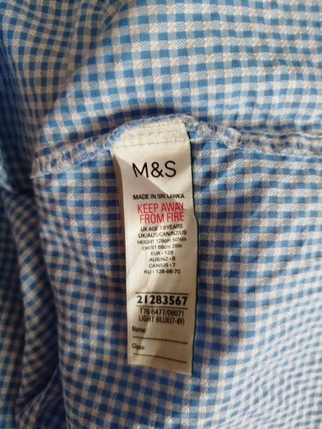 Šaty zn. marks & spencer vel.128, marks & spencer,128