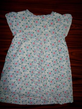 Bílé vzdušné květované šaty, george,128