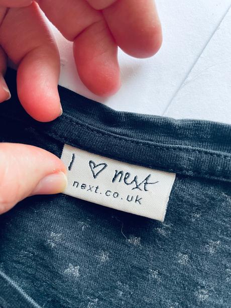 Ob/ šaty černé s hvězdičky next - v.12 let, next,152