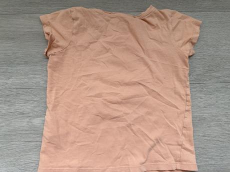 Dívčí oranžové tričko, králíček, vel. 122, dopodopo,122