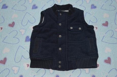 Oteplená fleesová vesta, vel. 80/86/92/98, next,86