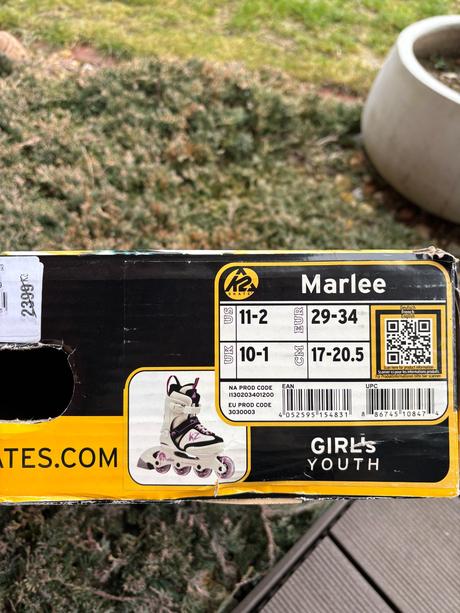 Nastavitelné kolečkové brusle k2 velikost 29-34, k2,29