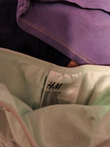 Spodní kalhoty + podprsenka lindex, h&m,140