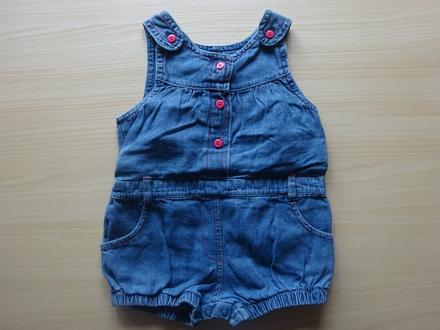 Džínový letní overál, vel. 86, baby,86