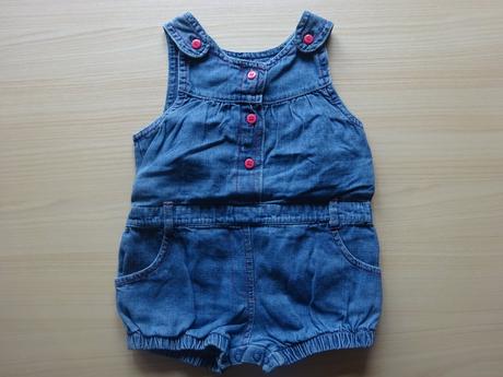 Džínový letní overál, vel. 86, baby,86
