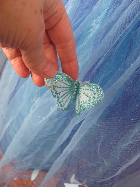 Kostým-krásné modré šaty popelka, cinderella,